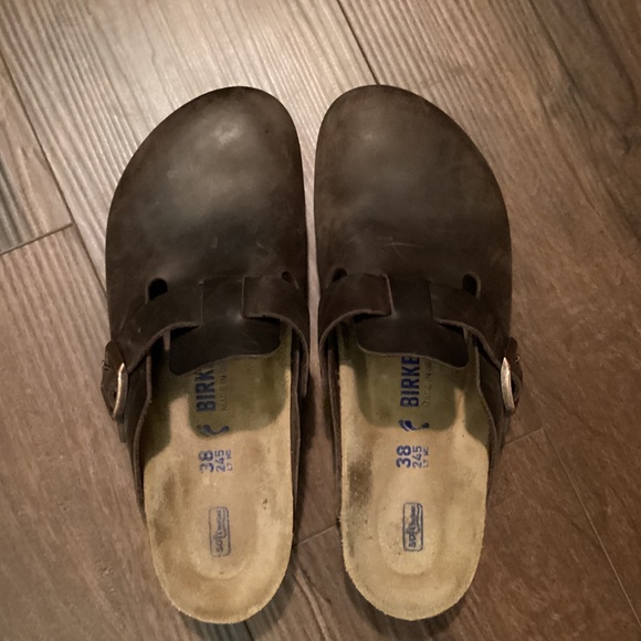 Birkenstock Boston Oiled Leather Clog - Size 38 - Picture 1 of 6